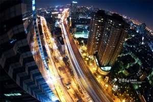 20130306夜拍板橋64快速道路