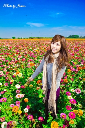 (JUSTIN) 花.夏天.女孩