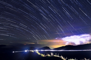 合歡山。銀河、星空