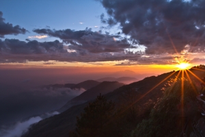 合歡夕陽一張流