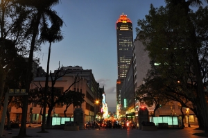 夜晚的公園