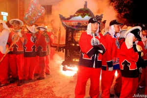 北港朝天宮吃炮