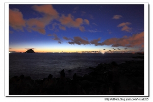 基隆和平島之萬人石晨曦