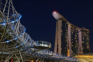 新加坡 Marina Bay 夜景