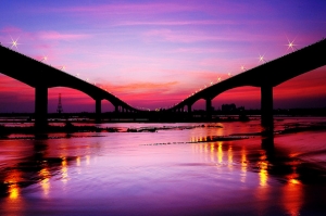 夕燒高屏大橋