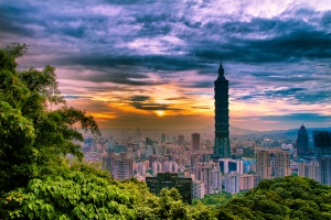 台北101夕陽@象山