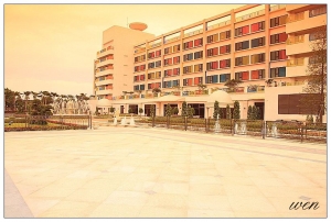 月眉福容大飯店黃昏.火燒雲