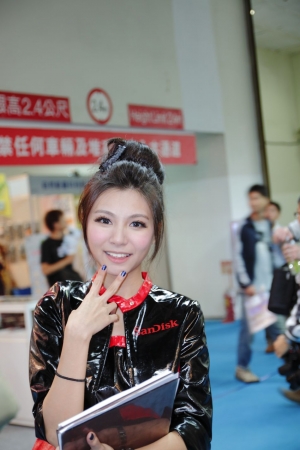 攝影器材展之Show girl