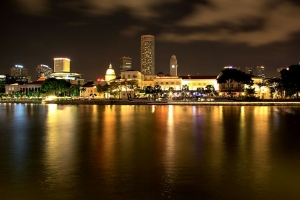 試拍新加坡夜景～