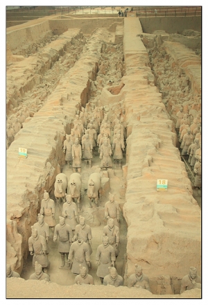 [西安遊記] 兵馬俑一號坑 2009-12-7