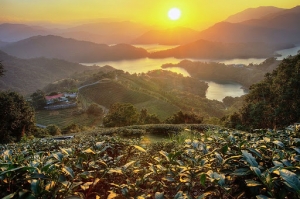 北縣石碇鄉 昨日潭腰夕照