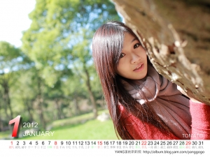 2012月曆（美女篇）