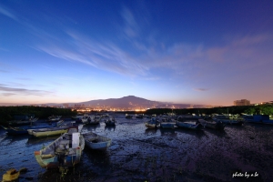 挖仔尾夜曝到日出