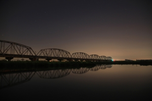 舊鐵橋日出
