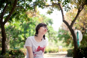 難得入鏡的調皮女王