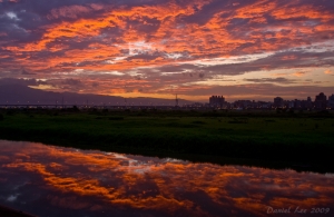 五股溼地-火燒雲