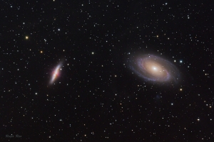M81和M82的星系大戰