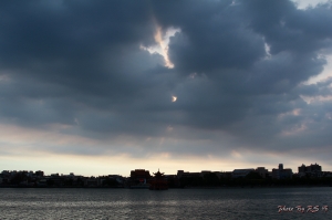 蓮池譚拍夕陽2~