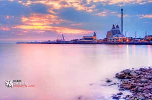 新北市淡水 福容飯店夕色