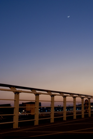 高雄港日落一張流