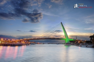 新北市淡水 今日漁人碼頭夕色