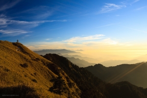 合歡日落星空銀河（縮時攝影）
