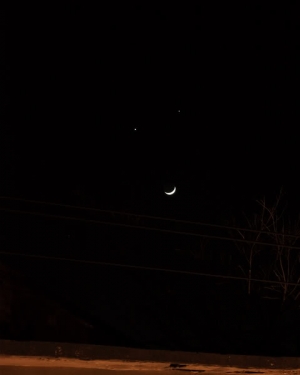 微笑夜空