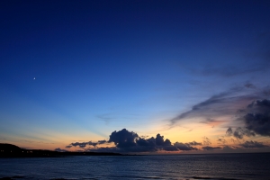 富貴角夕陽