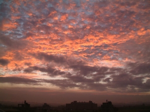 2009-11-10-舖天蓋地-火紅雲