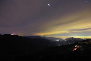 武嶺站哨拍星星