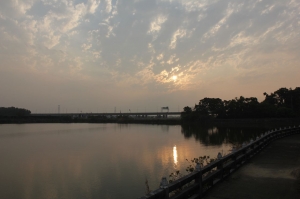 試拍夕陽