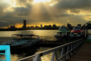 第一次黑卡給了大稻埕碼頭