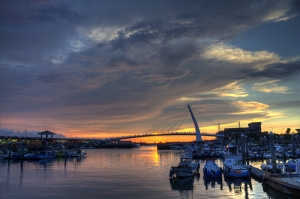 淡水漁人碼頭夕照