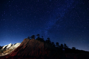 合歡山（上） ． 黑夜星空