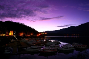 新手第一次的日月潭日出