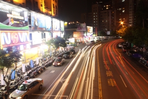 第一次拍車流