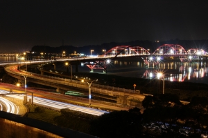 夜訪關渡大橋