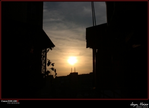 新手試拍_家門外的夕陽