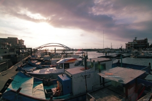 全台有雨的永安漁港????