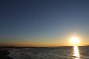 竹圍漁港 無雲的日子