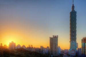 台北 百年前的101夕景