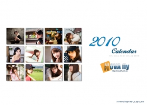 2010年月曆-美女