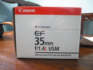 Canon 35mmＬ f1.4入手!!