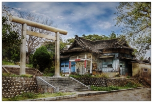 MY HDR @ 通宵神社-鳥居 (一張流)