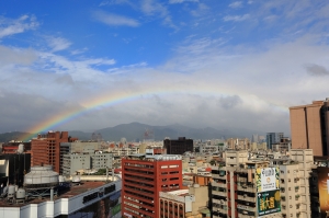 你看到了嗎-1226台北午後的一道彩虹