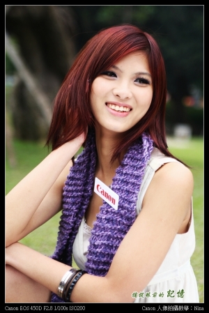 Canon人像教學課程，抓住眼前的那一刻 Nina