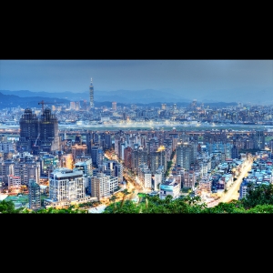 內湖劍南山夜景