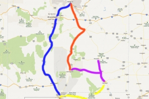 新墨西哥州的 沙漠, 森林, 洞窟, 外太空五日遊!