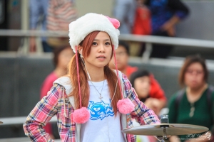 台北 街頭爵士鼓表演 陳曼青  1116