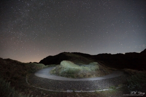 合歡山主峰登山口 星軌